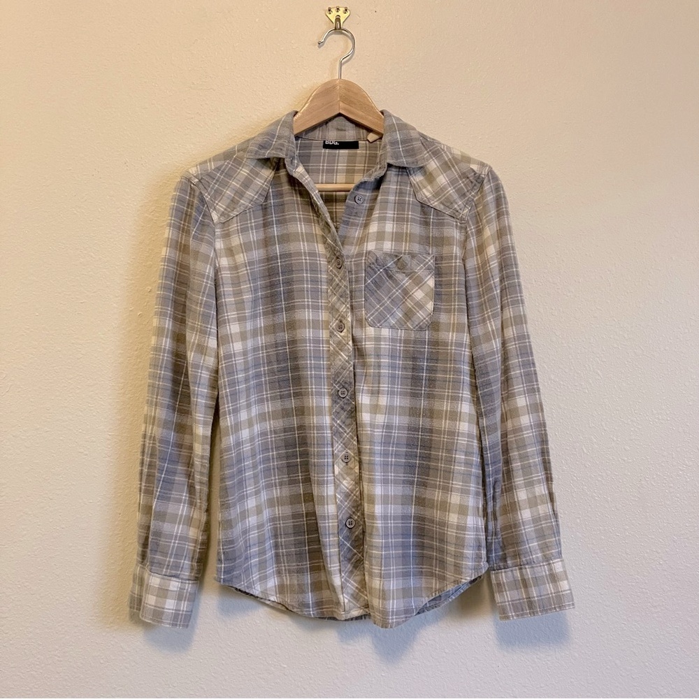 Urban Outfitters BDG Flannel Button Down Kimchi Blue Size XS